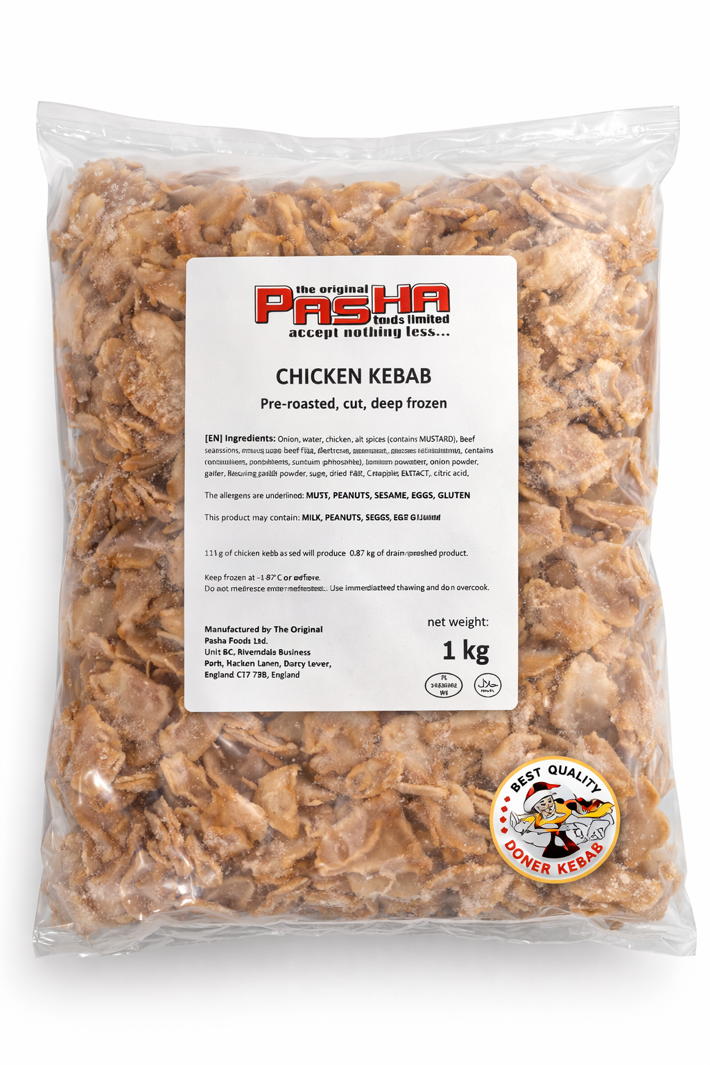 PASHA PREROASTED CHICKEN SHAWARMA 1KG