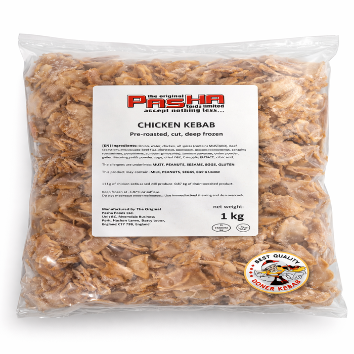 PASHA PREROASTED CHICKEN SHAWARMA 1KG