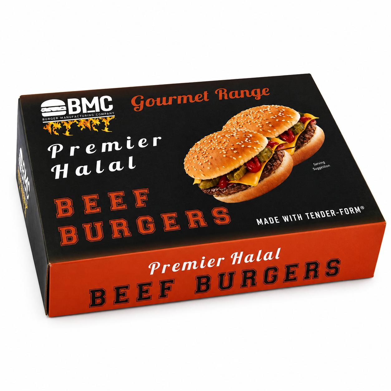 [GOURMET] BMC BEEF BURGER 6OZX30 [ORANGE]