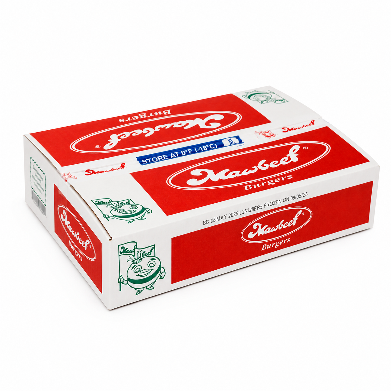 MAW BEEF BURGER HALAL  48 X 113g