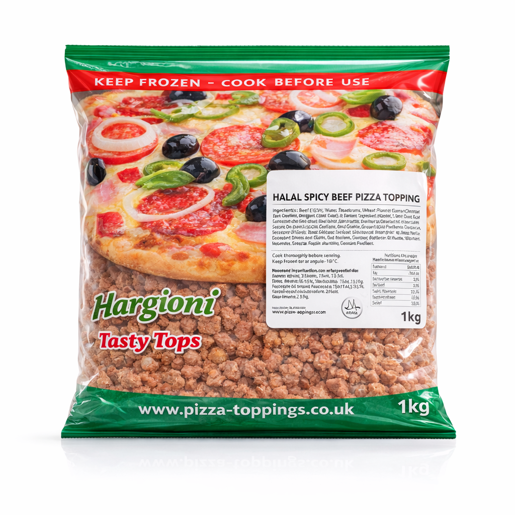 HARGREAVES HALAL SPICY BEEF 1KG