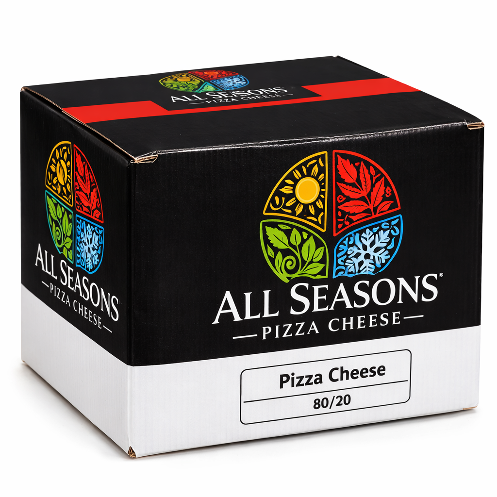 ALL SEASONS GRATED PIZZA CHEESE 80/20 10.8KG