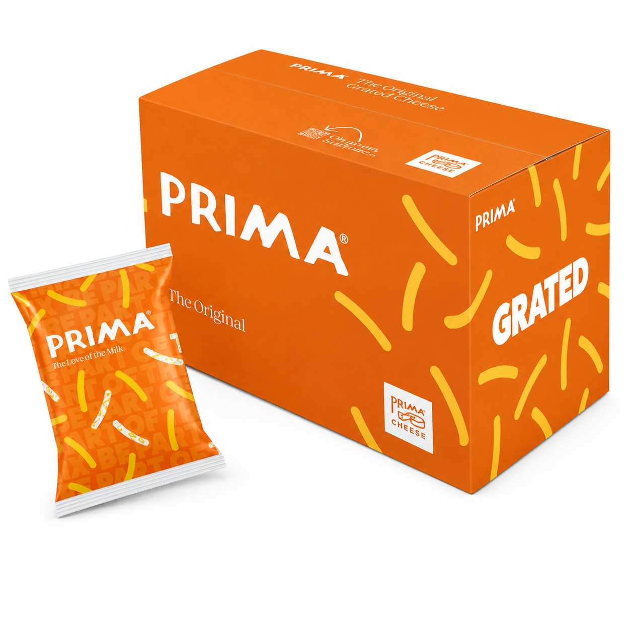 PRIMA CHEESE 80/20  MOZZ/CHED 6X2KG (RED TAPE)