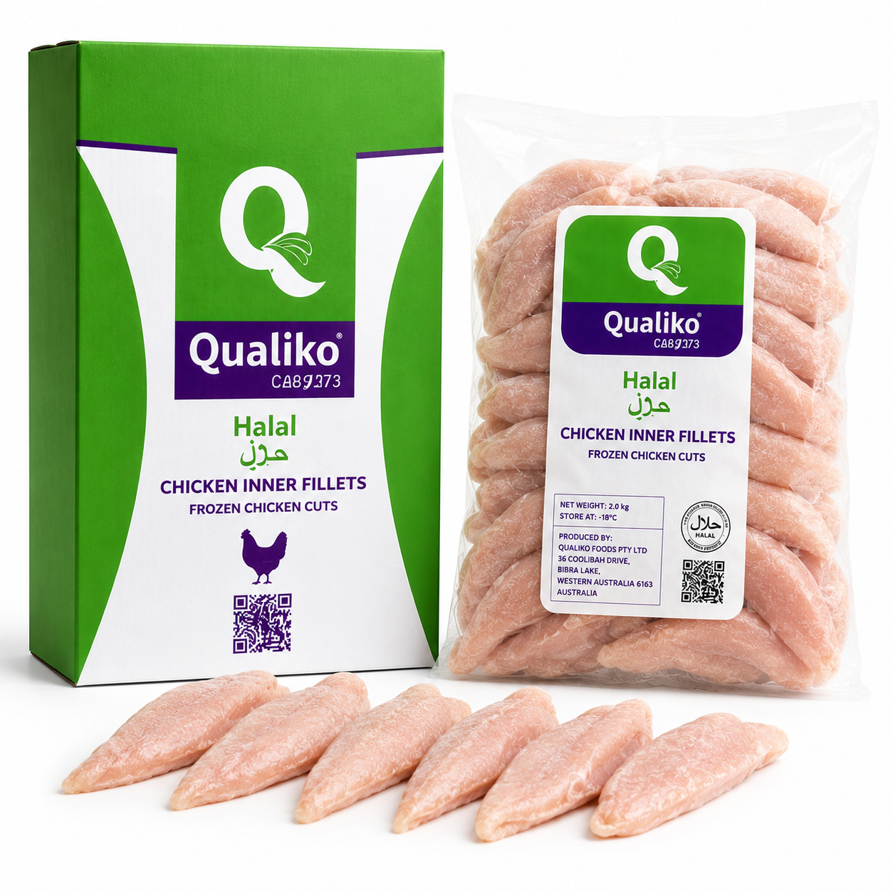 QUALIKO FROZEN INNER FILLETS 10KG